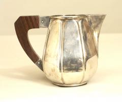  Christofle Cie French Art Deco Silver Plate Cream Pitcher - 3196635