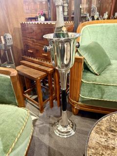  Christofle French Art Deco Floor Standing Champagne Bucket Attributed to the Christofle - 4562865