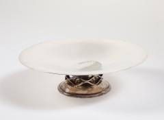  Christofle Ondulations Silver Tazza by Luc Lanel for Christofle circa 1930 - 4783654
