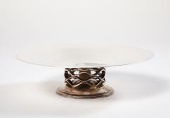  Christofle Ondulations Silver Tazza by Luc Lanel for Christofle circa 1930 - 4783680
