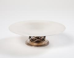  Christofle Ondulations Silver Tazza by Luc Lanel for Christofle circa 1930 - 4783685