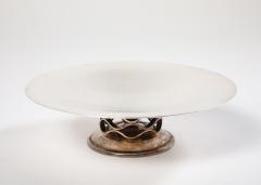  Christofle Ondulations Silver Tazza by Luc Lanel for Christofle circa 1930 - 4783712