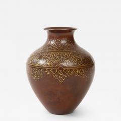  Christofle Rare Art Deco Dinanderie Vase by Christofle - 2650034
