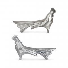  Christofle Set of 12 Art Deco Silver plated knife rests in the manner of Christofle - 3364602