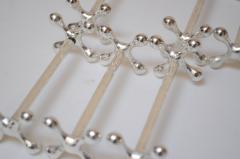  Christofle Set of Twelve Italian Art Deco Jax X Form Mitred Silver Plated Knife Rests - 4453592