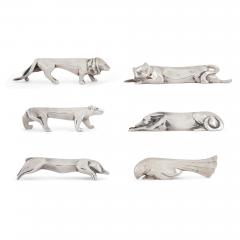  Christofle Set of twelve plated silver animalier knife rests by Christofle - 2509846