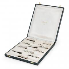  Christofle Set of twelve plated silver animalier knife rests by Christofle - 2509849