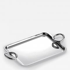  Christofle VERTIGO TRAY LARGE WITH HANDLES IN SILVER PLATE - 3551771