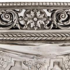  Christofle Very large French silvered bronze jardini re in the manner of Christofle - 4074952