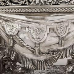  Christofle Very large French silvered bronze jardini re in the manner of Christofle - 4074953