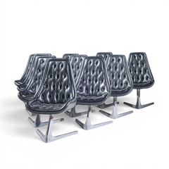  Chromcraft Chromcraft Star Trek Mid Century Chairs Set of 10 - 4692121