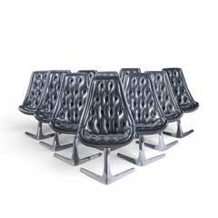  Chromcraft Chromcraft Star Trek Mid Century Chairs Set of 10 - 4692122