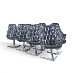 Chromcraft Chromcraft Star Trek Mid Century Chairs Set of 10 - 4692151