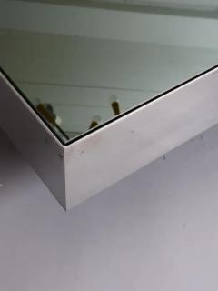  Cidue Mid century mirror and chrome square table for Cidue c1980 - 3599856