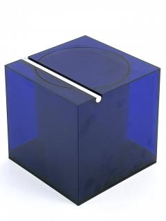 Cini Nils Blue Acrylic Ice Box or Bucket by Studio O P I for Cini Nils Italy 1970s - 4713750