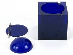  Cini Nils Blue Acrylic Ice Box or Bucket by Studio O P I for Cini Nils Italy 1970s - 4713752