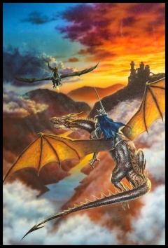  Ciruelo Ciruelo Cabral The Book of the Dragon Illustration Original Art - 3865392