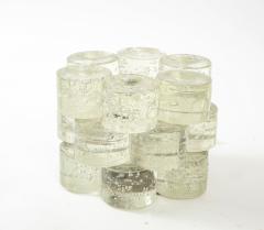  Citrine Pulegoso 1960 s Italian pulegoso Glass Lamp - 2426527