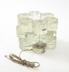  Citrine Pulegoso 1960 s Italian pulegoso Glass Lamp - 2426528