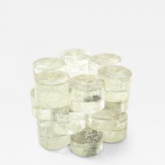  Citrine Pulegoso 1960 s Italian pulegoso Glass Lamp - 2429572