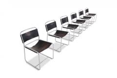  Claire Bataille Paul Ibens Claire Bataille Paul Ibens Tubular Dining Chairs Model SE18 for T Spectrum - 844503