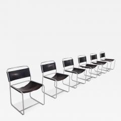  Claire Bataille Paul Ibens Claire Bataille Paul Ibens Tubular Dining Chairs Model SE18 for T Spectrum - 846470