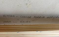  Cleuza Maria Gon alves Oil Painting Aguas by Brazilian Artist Cleuza Maria Gon alves 2014 - 3579120