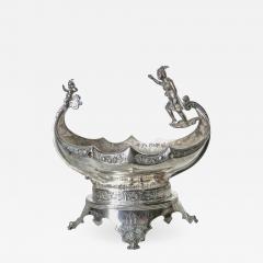  Clive Devenish Antiques Indian Figural Silver Plated Fruit Bowl - 745002