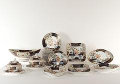  Coalport Porcelain Georgian Period Coalport Imari Part Dessert Set England circa 1810 - 3687763