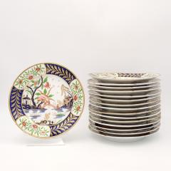  Coalport Porcelain Georgian Period Coalport Imari Part Dessert Set England circa 1810 - 3687770