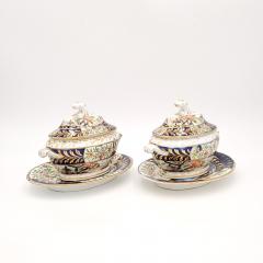  Coalport Porcelain Georgian Period Coalport Imari Part Dessert Set England circa 1810 - 3687772