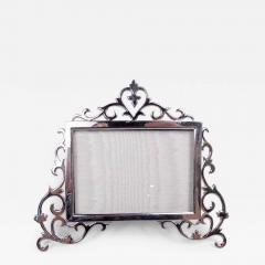  Cohen Charles English Victorian Classical Sterling Silver Landscape Picture Frame - 4225792