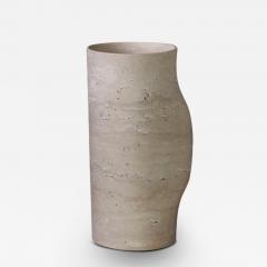  Collection Particuli re CHRISTOPHE DELCOURT SMALL BOS VASE IN ROMAN TRAVERTINE - 3161188