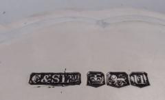  Collingwood Sons Traditional English Georgian Sterling Silver Piecrust Salver Tray 1937 - 3772000