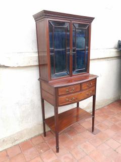  Collinson Lock Collinson Lock Aesthetic Movement Anglo Japanese Glazed Walnut Side Cabinet - 4182827