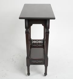 Collinson Lock Collinson Lock attributed A Small Aesthetic Movement Mahogany Side Table - 4191628