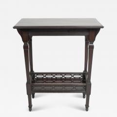  Collinson Lock Collinson Lock attributed A Small Aesthetic Movement Mahogany Side Table - 4233007