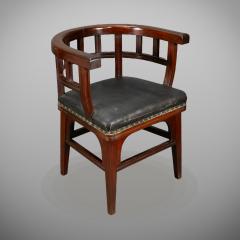  Collinson Lock Collinson Lock attributed An Aesthetic Movement Mahogany Armchair - 4191632