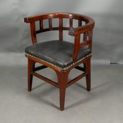  Collinson Lock Collinson Lock attributed An Aesthetic Movement Mahogany Armchair - 4191634