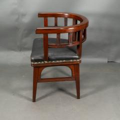  Collinson Lock Collinson Lock attributed An Aesthetic Movement Mahogany Armchair - 4191636