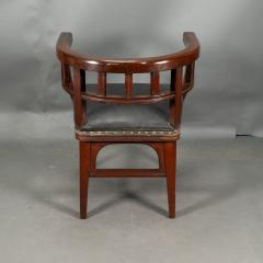  Collinson Lock Collinson Lock attributed An Aesthetic Movement Mahogany Armchair - 4191637