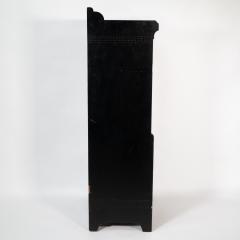  Collinson Walton Collinson Walton An Aesthetic Movement Burr Walnut Ebonized Music Cabinet - 4182847