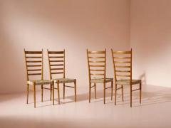  Colombo Sanguineti Colombo Sanguineti set of two Sei Stecche chairs Chiavari Italy 1950s - 3473021