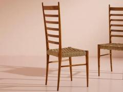  Colombo Sanguineti Colombo Sanguineti set of two Sei Stecche chairs Chiavari Italy 1950s - 3473132