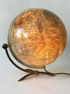  Columbus Verlag Rare Glass Earth Globe or Table Lamp by Columbus Verlag Paul Oestergaard 1960s - 4370551