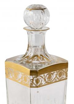  Compagnie des Cristalleries de Saint Louis St Louis Crystal Saint Louis French Saint Louis Crystal Thistle Whiskey Carafe Decanter - 3035404