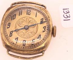  Concord Watch Co 14 Karat Yellow Gold Concord Watch Head Fancy Art Deco Style Dial - 2737406