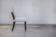  Constantini High Back Dining Chair in Argentine Rosewood and Fabric from Costantini Luca - 1966105