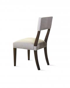  Constantini High Back Dining Chair in Argentine Rosewood and Fabric from Costantini Luca - 1967181