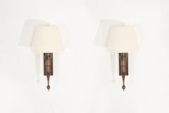  ControLight Pair of Custom French Single Library Sconce in Solid Brass 2000c  - 4696335